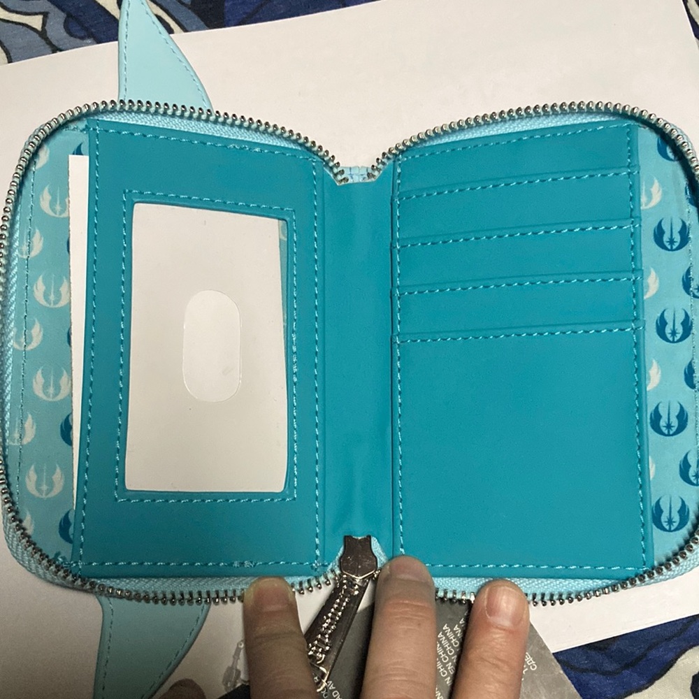 Star Wars Blue Bags Yoda Character Wallet Glow in the dark - Picture 6 of 6